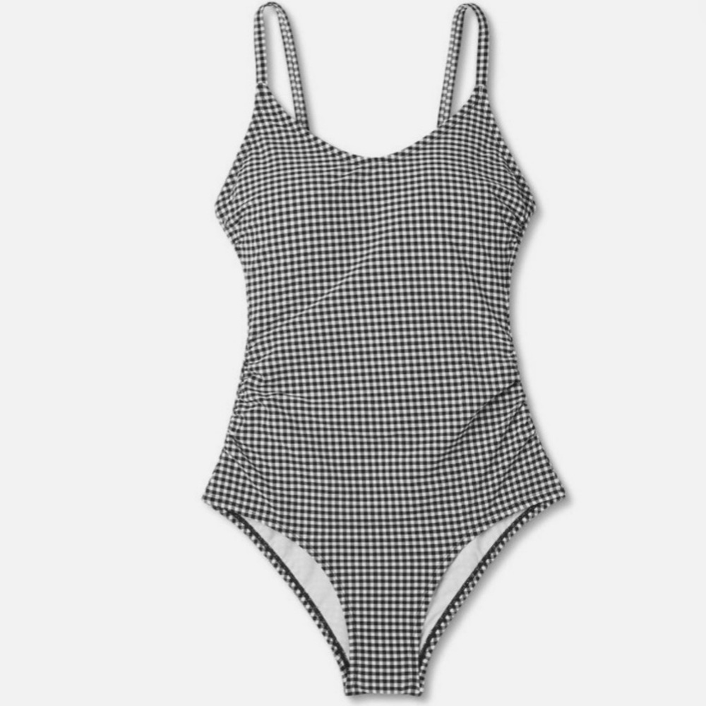 Gingham One Piece Swimsuit - Picture 3 of 4